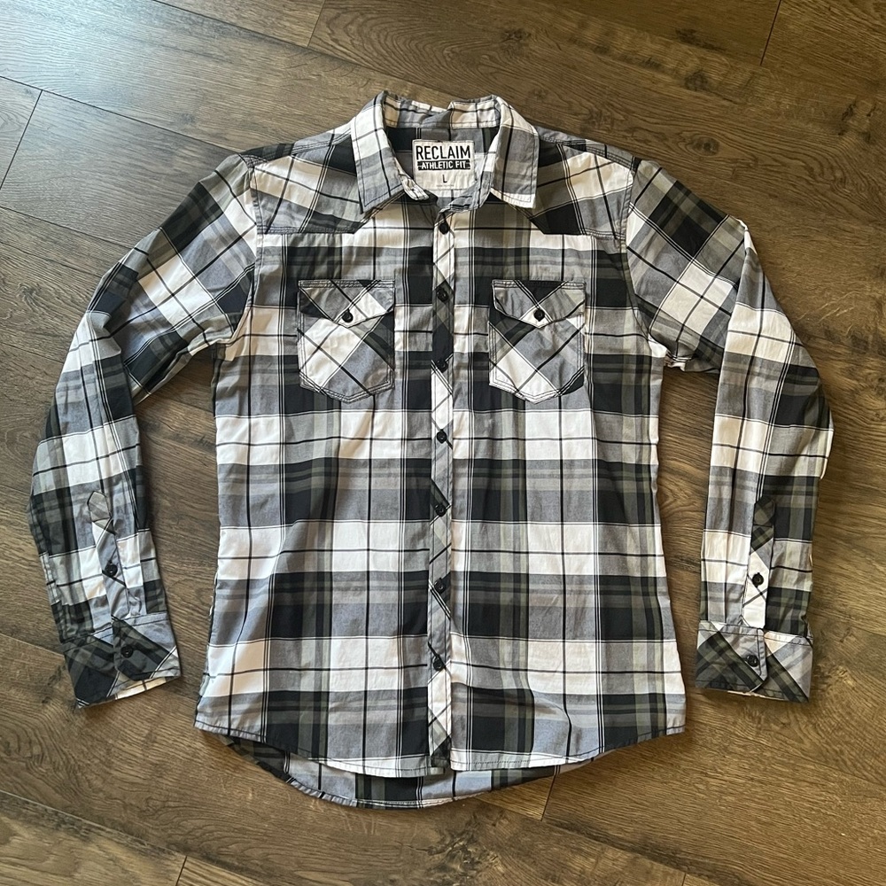 Buckle Reclaim Plaid Shirt- Athletic Fit